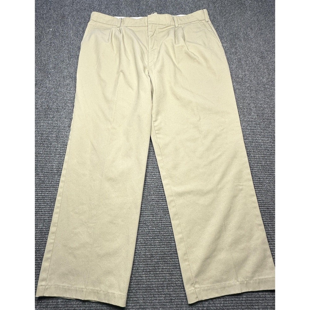 LawPro‎ Pants Mens 46 Khaki Uniform Workwear Duty Poly Cotton Twill Made in USA